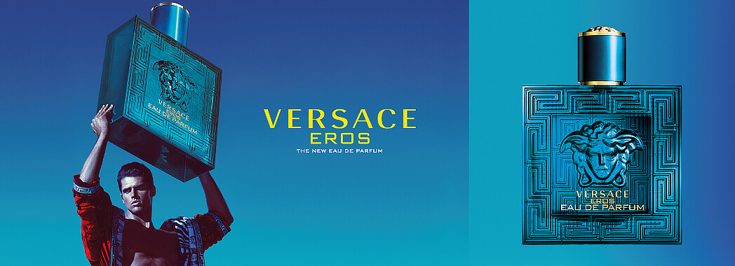 Bannière Espace Marque 1 Parfum Homme Eros VERSACE sur Parfumerie Burdin